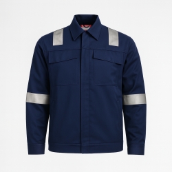 Flame-Retardant & Anti-Static Jacket with Reflective Strips 260g/m² - FOR WEAR