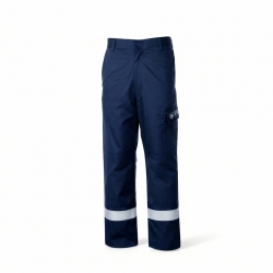 Flame-Retardant & Anti-Static Pants with Reflective Strips 260g/m² - FOR WEAR
