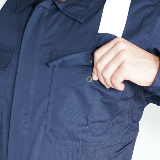 Flame-Retardant & Anti-Static Coverall with Reflective Strips 260g/m² - FOR WEAR